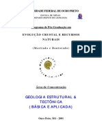 Pós-Graduação em Geologia Estrutural UFOP