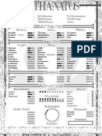 Mage - 4 Page Euthanatosv2 Sheet Editable