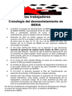 Comunicado Comisión de Trabajadores Asamblearios CTA (12-2-2013) Conflicto Iberia
