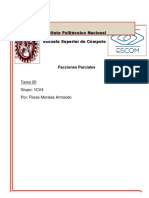 Instituto Politécnico Nacional Escuela Superior de Cómputo: Tarea 20 Grupo: 1CV4 Por: Flores Morales Armando