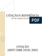 Citação e Referência