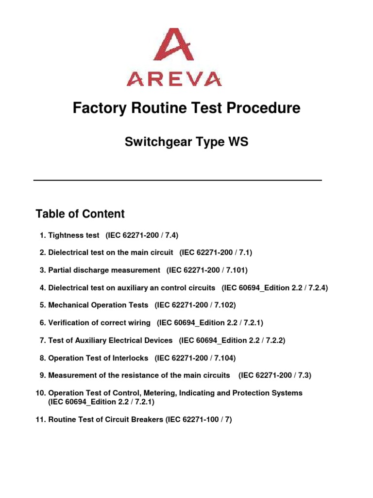 Routine Test Procedure | PDF | Science & Mathematics | Computers