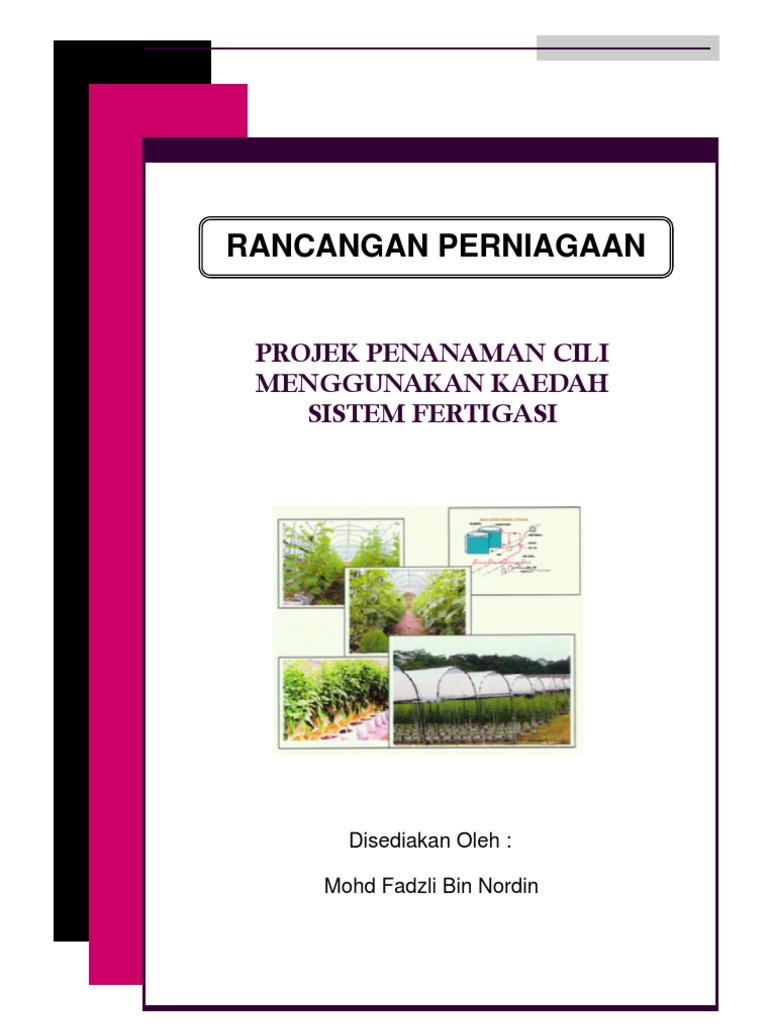 Contoh Kertas Kerja - Rancangan Perniagaan Projek Tanaman 