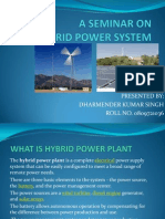 Hybrid Power System Ppt by Dharmendra