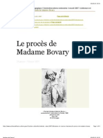 Procès a Madame Bovary