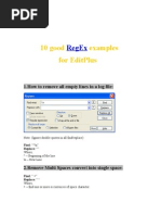 Download 10 Good RegEx Examples for EditPlus by Rajasekar Kalisamy SN126331520 doc pdf