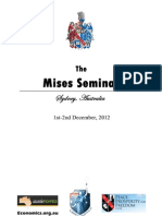 2012 Mises Seminar Programme