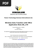 An 179 Wireless Data Transfers Using Vinculum-II