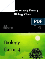 Welcome To 2013 Form 4 Biology Class