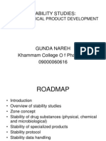 Stability Studies:: Pharmaceutical Product Development
