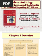 Assurance Services and The Integrity of Financial Reporting, 8 Edition William C. Boynton Raymond N. Johnson