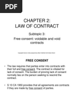 Week 4 CHAPTER 2 Law of Contract - PPT Subtopic 3 - Voidable Contractppt