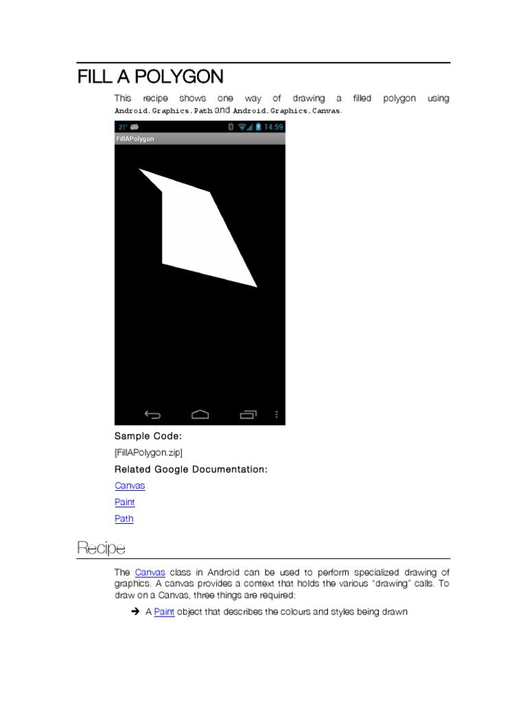 Fill a Polygon | Graphics | Computer Programming