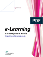 E Learning: A Student Guide To Moodle