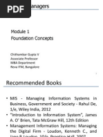 IT For Managers: Foundation Concepts