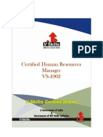 Certified Human Resources Manager - Brochure