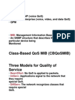 Network Mibs For Monitoring Qos: Class-Based Qos Mib (Cbqosmib)