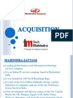 Mahindra Satyam Acquisition by Tech Mahindra Creates Stronger IT Services Firm