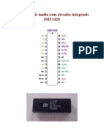 ravador de Audio Com Circuito Integrado Isd 1420