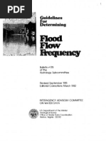 Guidelines For Determining Flood Flow Frequency. US Water Resources Council (1981)