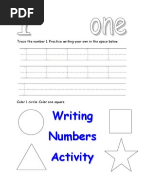 52034316 Printable Writing Numbers Activity