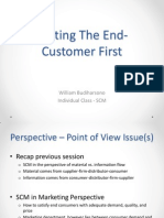 Putting The End-Customer First: William Budiharsono Individual Class - SCM