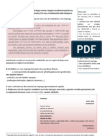 Carta de Candidatura A Emprego