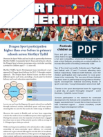 Sport Merthyr: Dragon Sport Participation Higher Than Ever Before in Primary Schools Across Merthyr Tydfil