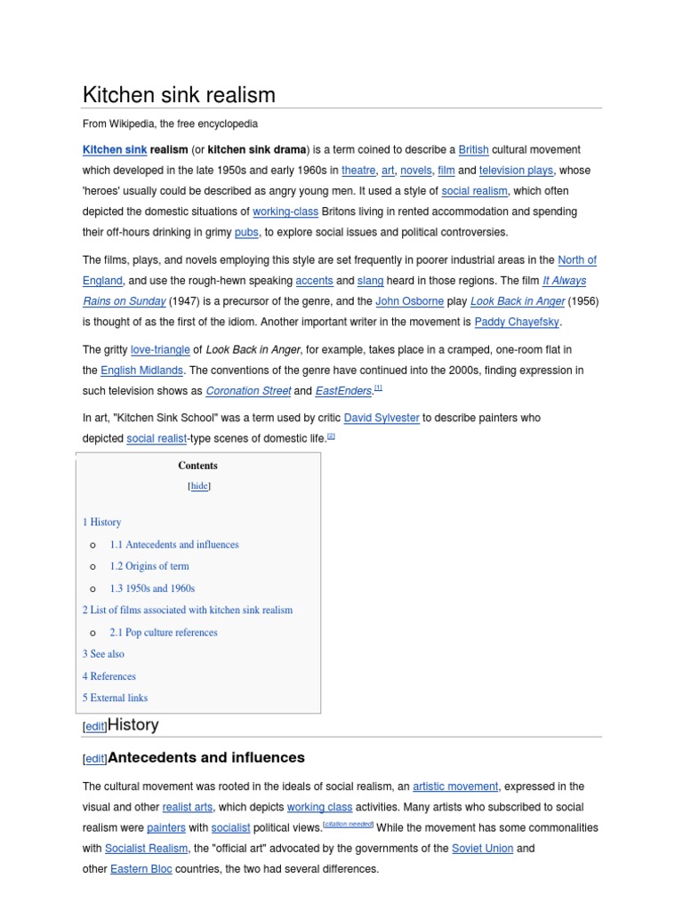 Kitchen Sink Realism PDF