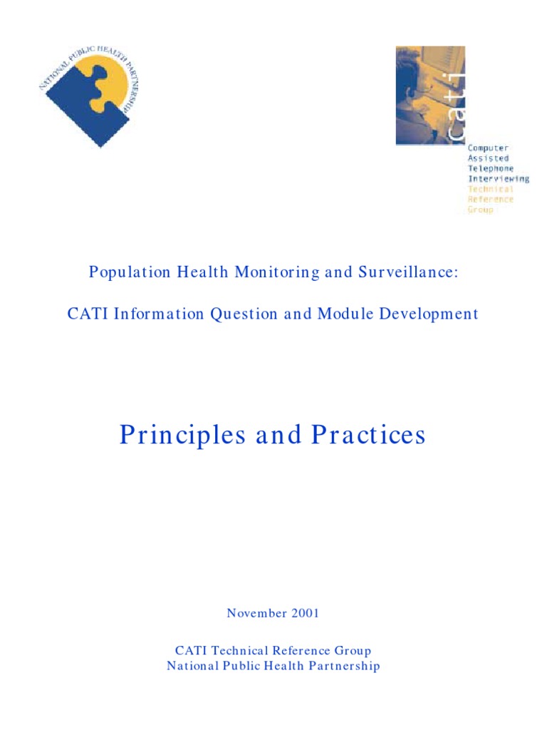 CATI Methodology for Health Surveys in Australia | PDF | Survey ...
