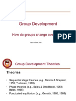 Group Development: How Do Groups Change Over Time?