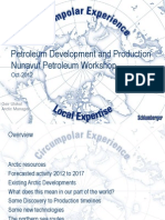 Petroleum Development and Production in Nunavut: Forecasting Activity from 2012 to 2017