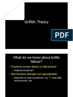 Griffith Theory of Fracture Mechanics