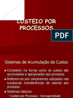 Custeio Por Processos