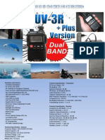 RADIO BAOFENG UV-3R+ PLUS PRETO 136-174 400-470Mhz
