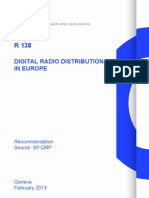 Digital Radio Distribution in Europe: Recommendation Source: SP-DRP