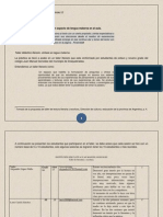 Propuesta para La Enseñanza de Un Aspecto de Lengua Materna en El Aula