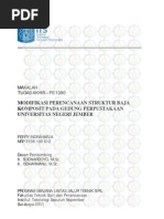 Download Modifikasi Perencanaan Struktur Baja Komposit Pada Gedung Perpustakaan Universitas Negeri Jember by zulzulaidi SN126429192 doc pdf