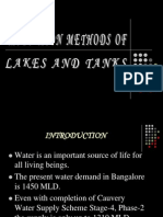 Restoration Methods of Lakes and Tanks