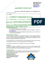CATAC Curs 9 - 2013 AFEDAP Informació I Inscripció