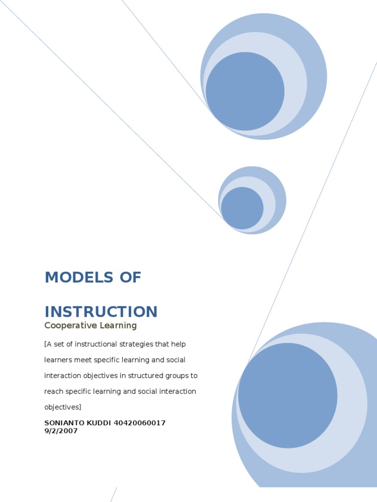 Effective Cooperative Learning Strategies | PDF | Behaviorism | Teachers