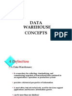 DATA WAREHOUSE CONCEPTS DEFINED