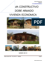 Sistema Constructivo Adobe Armado Vivienda Economica (Mario Dominguez) PDF
