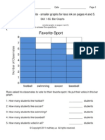 Favorite Sport: Print in Black and White - Smaller Graphs For Less Ink On Pages 4 and 5