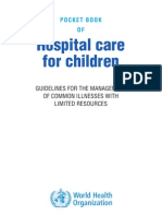 Pocketbook WHO Pediatrics