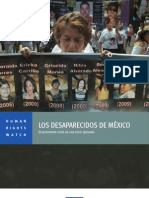 Los Desaparecidos de México. El persistente costo de una crisis ignorada (Informe de HRW)