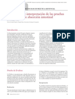 01.033 Indicaciones e interpretación de las pruebas diagnósticas de absorción intestinal