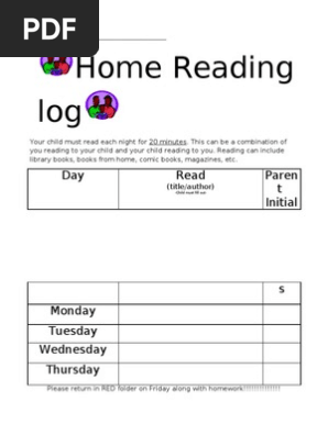 Reading Log