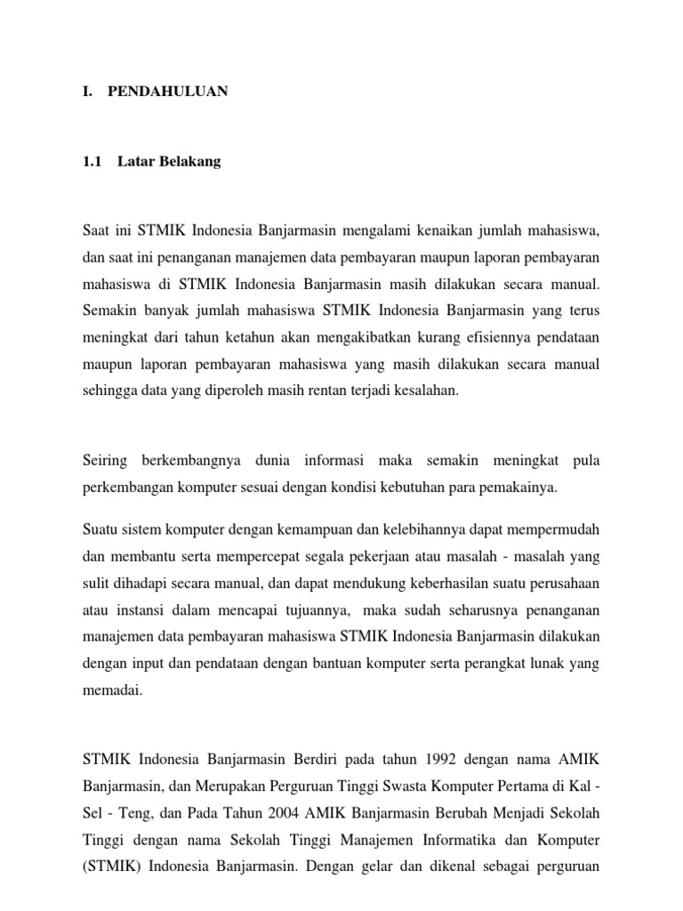 Contoh Skripsi Bab 1 Manajemen Ide Judul Skripsi Universitas