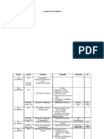 Cronograma de Actividades